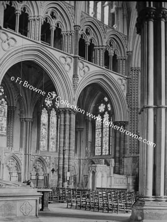 CATHEDRAL ANGEL CHOIR FROM S.W.